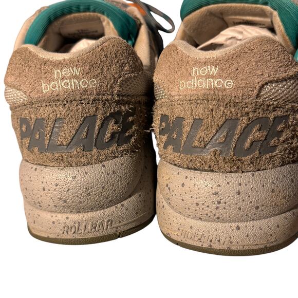 NIB Palace & New Balance Collab 580 Gargoyle Grey Blue MT580PA2 Low Sneakers 11 - Picture 13 of 16